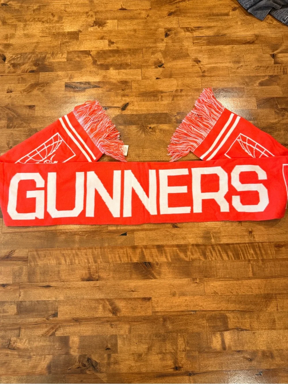Arsenal Red Supporter Scarf - Official Club Logo Design